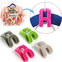 10pcs Mini Flocking Hooks for Clothes Hanger Closet Organizer Travel Clothes Hanging Organizer Coat Hooks Space Saving miniinthebox