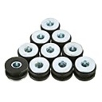 10pcs Motorcycle Rubber Grommets Bolt For Honda Yamaha Suzuki Kawasaki Fairings