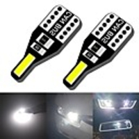 10PCS T10 Led W5W Universal Car interior lights Canbus 7020 Reading lights License plate lights Parking lights car accessory 12v