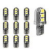 10pcs T10 Light Bulbs 1 W SMD 2835 80 lm 6 LED License Plate Lights / Tail Lights / Side Marker Lights For universal All years