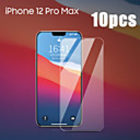 10PCS Tempered Glass For iPhone 12 11 Pro Max 12 Mini Protective Films For iPhone 12 11 X XS MAX XR SE 2020 8 7 6 Plus 5 se Full Cover Screen Protector Tempered Glass