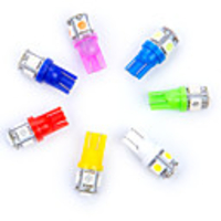 10pcs w5w led T10 led bulbs 5 SMD 5050 LED 194 168 Car Side Wedge Tail Light Lamp Bulb for car Parking led License Plate Lights4.7