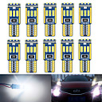 10PCS W5W T10 car interior light canbus 194 501 led 9 4014 SMD Instrument Lights bulb lamp dome light no error 12V 6000K