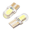 10pcs/lot t10 led w5w Car Light Bulbs LED License Plate interior reading marker light 12v