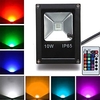 10W RGB LED Floodlight Outdoor Lights 1 leds High Power LED Remote-Controlled Black AC 85-265V miniinthebox
