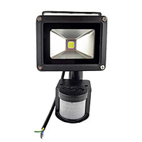 10W Waterproof 800LM PIR Motion Sensor Security LED Flood Light Outdoor Lights 85-265V