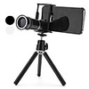 10X Zoom Telephoto Lens with Case and Tripod for iPhone 4 and 4S (Assorted Colors)
