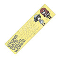 110-key Steins;Gate Mayuri Shiina/ Kurisu Makise Cute Version USB Wired Anime QWERTY Keyboard
