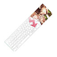 110-key TIGER BUNNY Kotetsu/ Barnaby White Version USB Wired Anime QWERTY Keyboard