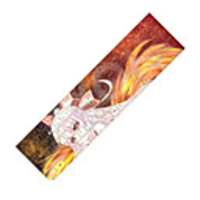 110-key Touhou Project Huziwara no Mokou Fire Version USB Wired Anime QWERTY Keyboard