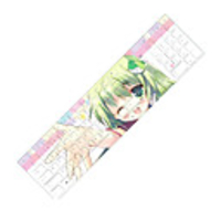 110-key Touhou Project Sanae Kotiya Moe Version USB Wired Anime QWERTY Keyboard