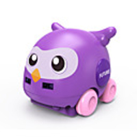 1:100 Toy Car Vehicles Mouse Owl SUV Glow Decompression Toys Parent-Child Interaction ABSPC Mini Car Vehicles Toys for Party Favor or Kids Birthday Gift 3301 1 pcs