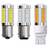 1156 BA15S 1157 BAY15D 7443 P21W 3157 LED Car Light Bulbs 12V 5730 33 LED Car Backup Light Turn Signal Lights Tail Lights Brake Lights Daytime Running Lights White yellow 2pcs