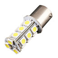 1156 BA15S 5050 18SMD Car White LED Tail Reverse Turn Light Bulb
