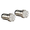 1157 0.4W 9-LED White Light Bulb for Car Brake Lamps (2-Pack,  DC 12V)