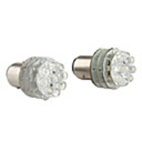 1157 1.08W 36-LED White Light Bulb for Car Brake Signal Lamps (2-Pack,  DV 12V)