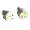 1157 3W White 3-LED Car Signal Light