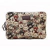 11.6 12 13.3 14.1 15.6 inch Universal Animal print Canvas Water-resistant Shock Proof Laptop Sleeve Case Bag for Macbook/Surface/Xiaomi/HP/Dell/Samsung/Sony Etc