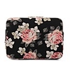 11.6 13.3 14 15.6 Laptop Sleeves Canvas Floral Print for Macbook/Surface/HP/Dell/Samsung/Sony Etc