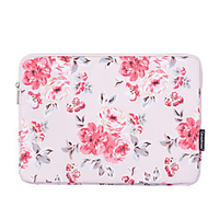 11.6 13.3 14.1 15.6 inch Universal PU Leather Floral Print Water-resistant Shock Proof Laptop Sleeve Case Bag for Macbook/Surface/Xiaomi/HP/Dell/Samsung/Sony Etc