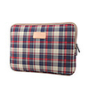 11.6 Inch Laptop / 12 Inch Laptop / 13.3 Inch Laptop Sleeve / Tablet Cases Canvas Grid / Plaid Patterns / Printing for Men for Women for Business Office Waterpoof Shock Proof