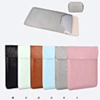11.6 Inch Laptop / 12 Inch Laptop / 13.3 Inch Laptop Sleeve / Tablet Cases PU Leather / Polyurethane Leather Textured / Plain for Men for Women for Business Office Waterpoof Shock Proof
