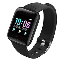 116 Plus Smart Watch Smartwatch Fitness Running Watch Smart Wristbands Fitness Band Bluetooth Pedometer Call Reminder Sleep Tracker Heart Rate Monitor Sedentary Reminder Compatible with Heart Rate miniinthebox