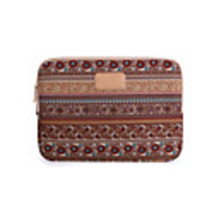 11.6, 12, 13.3 Inch Apricot Color Bohemian Computer Bag Notebook Sleeve Case For iPad/MacBook/Dell/HP/Surface, Etc