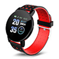 119 PLUS Unisex Smart Wristbands Bluetooth Waterproof Heart Rate Monitor Blood Pressure Measurement Distance Tracking Information Pedometer Call Reminder Activity Tracker Sleep Tracker Sedentary