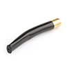 11cm Black Colored Sea Coral / Wu Liu Healthy Cigarette Pipe with Unique Pattern