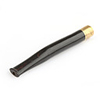 11cm Black Colored Sea Coral / Wu Liu Healthy Cigarette Pipe with Unique Pattern