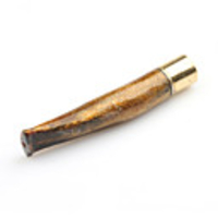 11cm Golden Sea Coral / Jin Si Liu Healthy Cigarette Pipe with Unique Pattern