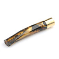 11cm Golden Sea Coral / Jin Si Liu Healthy Cigarette Pipe with Unique Pattern