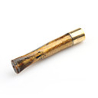 11cm Golden Sea Coral / Jin Si Liu Healthy Cigarette Pipe with Unique Pattern
