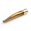 11cm Golden Sea Coral / Jin Si Liu Healthy Cigarette Pipe with Unique Pattern