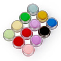 12 Color Nail Art Sculpture Carving Acrylic Powder