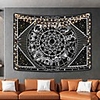 12 constellation tapestry black and white tarot tapestry sun stars celestial tapestries boho hippie astrology tapestry wall hanging for room amp; 40;51.2 x 59.1 inchesamp; 41;
