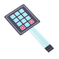 12-Key Membrane Switch Keypad,  Keyboard General Use