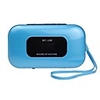 1.2" LED USB Rechargeable Mini Portable MP3 Music Speaker with FM/TF Slot - Blue