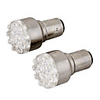 12-LED Vehicle Tail Lights (12V White 2-Pack)