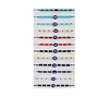 12 pcs colorful evil eye beaded bracelets handmade braided string good luck nazar amulet bangle lucky turkish religious symbol jewelry-deep blue