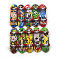 12 pcs Finger skateboards Mini fingerboards Finger Toys Plastic Alloy Office Desk Toys Cool Matte Surface Kid