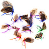 12 pcs Flies Flies Floating Bass Trout Pike Fly Fishing Bait Casting Freshwater Fishing Metal / Carp Fishing / Lure Fishing