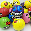 12 pcs silly stress ball,  2.5inch party favor balls, finger exercise stress relief toys, 6 colors