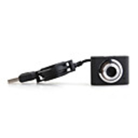 12.0 Mega Pixels Super Mini Cute Web Camera USB Webcam High Resolution - Black