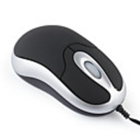 1200DPI Laptop Optical Mouse with Retractable Wire