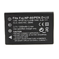 1200mAh 3.7V Digital Camera Battery NP-60 for FUJIFILM FinePix 50i and More