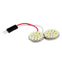 1206 SMD 44-LED White Light Bulb for Car Reading/Dome/Combination Rear Lamps (DC 12V)