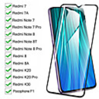 1/2/3/5/10 PCS 9D Screen Protective Glass On The Redmi 8 8A 7 7A K20 K30 For Xiaomi Pocophone F1 Redmi Note 8 8T 7 Pro Xiao Mi 10 Pro Tempered Glass Film Case