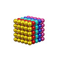 125 pcs Magnet Toy Magnetic Tiles Metal Simple Ball Teenager All Toy Gift
